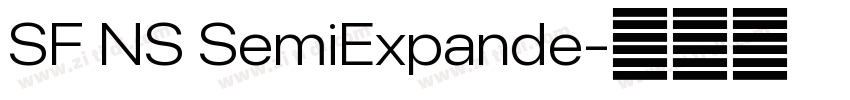SF NS SemiExpande字体转换 SF NS SemiExpande字体转换